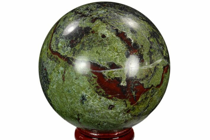 Polished Dragon's Blood Jasper Sphere - South Africa #121578